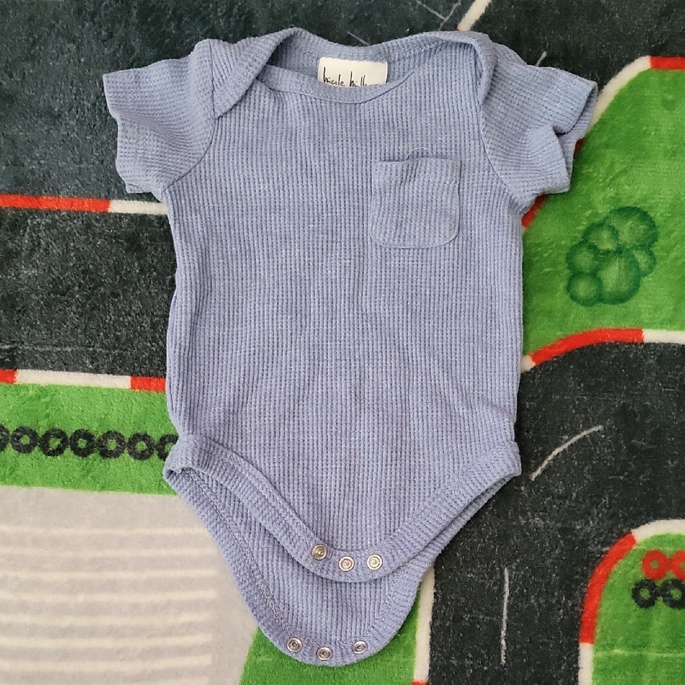 Nicole Miller Light Blue Kids Bodysuit